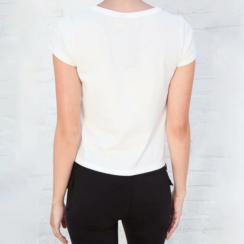 Chic Heart Graphic Tee Shirt Women Summer Round Neck Short Sleeve Cotton Soft Tshirt Tops Vintage Streetwear T 220321