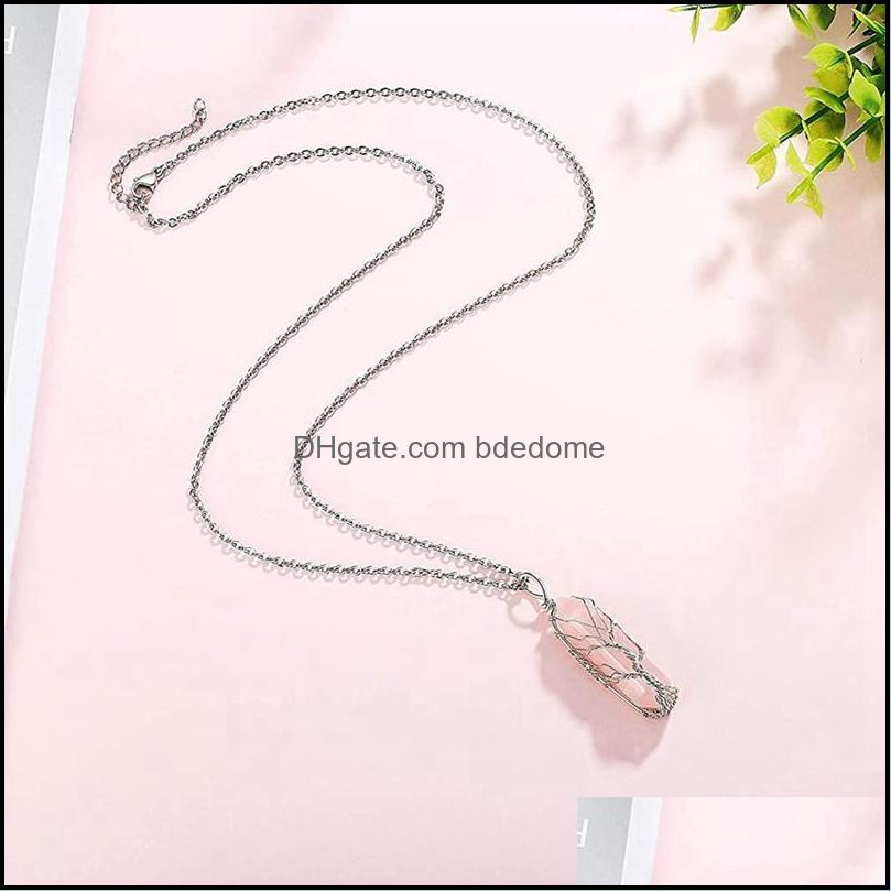 Pendant Necklaces Pendants Jewelry Uclio 3Pcs Tree Wire Wrapped Crystal Point Necklace Reiki Healing Sto Dhm74
Pendant Necklaces Pendants Jewelry Uclio 3Pcs Tree Wire Wrapped Crystal Point Necklace Reiki Healing Sto Dhm74