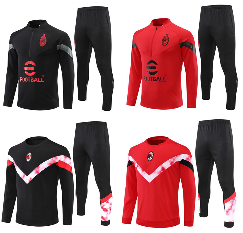 kids AC milanS Half Zipper Jacket jerseys Football TRACKSUIT training suit MEN soccer chandal futbol chandal jogging Survetement BD014, Black
kids AC milanS Half Zipper Jacket jerseys Football TRACKSUIT training suit MEN soccer chandal futbol chandal jogging Survetement BD014, Black