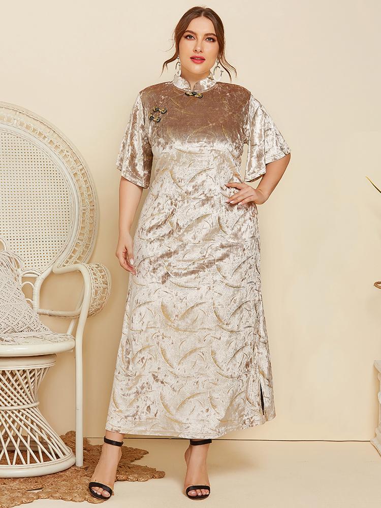 Plus Size Dresses For Women Clothing 2022 Summer Casual Dress Fashion Women's Clothes Sexy Elegant Party Cheongsam DressesPlus, Gold
Plus Size Dresses For Women Clothing 2022 Summer Casual Dress Fashion Women's Clothes Sexy Elegant Party Cheongsam DressesPlus, Gold