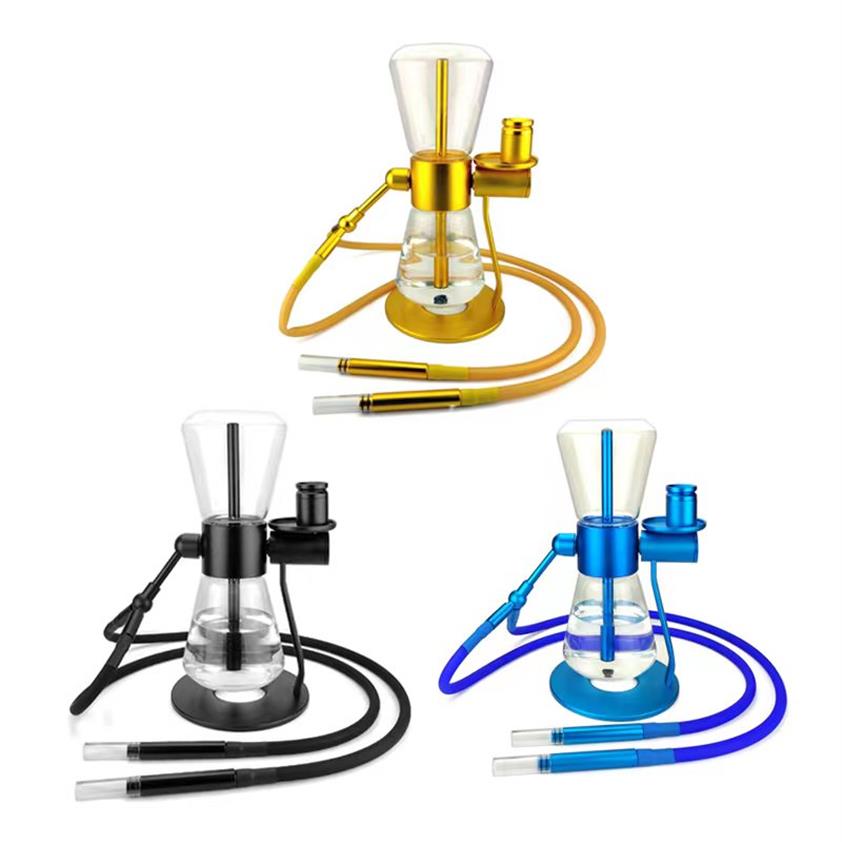 Moq.1set Dual Hose Gravity Hookah Luxury Kit Glass Bong 360 Degree Power Rotation Arab Shisha Male Female Joint With Bowl Smoking242I
Moq.1set Dual Hose Gravity Hookah Luxury Kit Glass Bong 360 Degree Power Rotation Arab Shisha Male Female Joint With Bowl Smoking242I