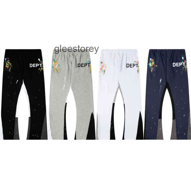 Designer Galleryes Fashion Casual Pants Correct Version of High Street Speckled Color Printing Mosaic Contrast Men' and Women' Micro Flared NZH4, White
Designer Galleryes Fashion Casual Pants Correct Version of High Street Speckled Color Printing Mosaic Contrast Men' and Women' Micro Flared NZH4, White