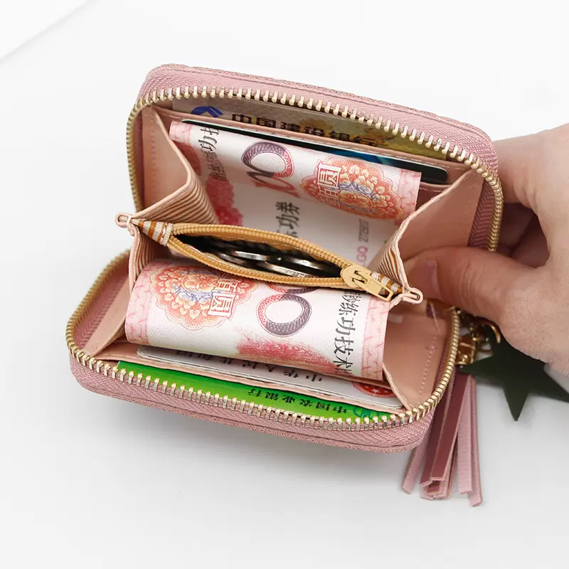 Women Short Zipper Cartoon Mini Rainbow Wallet Female Tassel Little Girl Coin Purses Multi-function Card Holder, Red
Women Short Zipper Cartoon Mini Rainbow Wallet Female Tassel Little Girl Coin Purses Multi-function Card Holder, Red