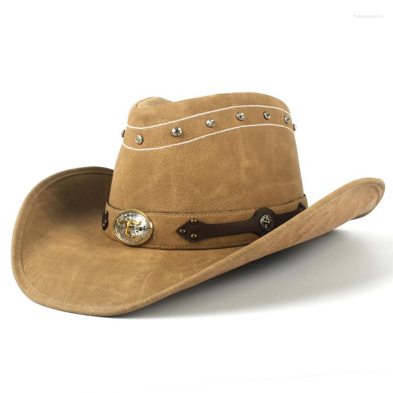Berets Benmore Outback Leather Men Western Cowboy Hat For Gentleman Dad Sombrero Hombre Caps Godfather Hats Good PackageBerets, Khaki
Berets Benmore Outback Leather Men Western Cowboy Hat For Gentleman Dad Sombrero Hombre Caps Godfather Hats Good PackageBerets, Khaki