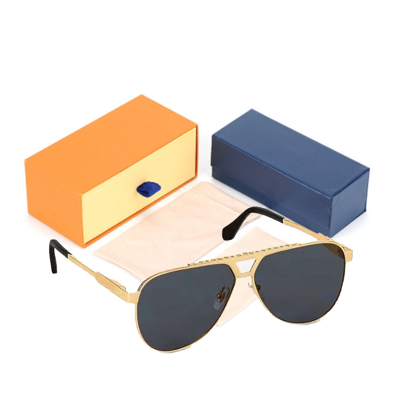 L Sunglasses For Women Men Classic Brand Reflective Lens Square Trendy Sunglasses Woman High Quality Metal UV Protective With Logo and Box
L Sunglasses For Women Men Classic Brand Reflective Lens Square Trendy Sunglasses Woman High Quality Metal UV Protective With Logo and Box