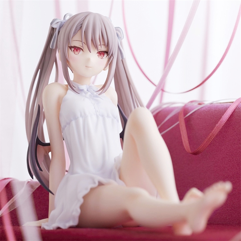 11Cm Anime Action Figure Cute Little Devil Sauce Demon Casual PVC Hentai Sexy Girl Toys For Kids Model Toy Collection Kids Gift 220520