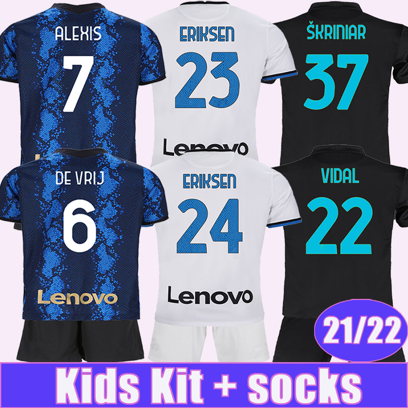 21 22 ALEXIS LUKAKU Kids Kit Soccer Jerseys VECINO BARELLA ERIKSEN VIDAL KOLAROV LAUTARO Home Away 3rd Football Shirt Socks Uniforms, Tz4135 21 22 home have socks
21 22 ALEXIS LUKAKU Kids Kit Soccer Jerseys VECINO BARELLA ERIKSEN VIDAL KOLAROV LAUTARO Home Away 3rd Football Shirt Socks Uniforms, Tz4135 21 22 home have socks