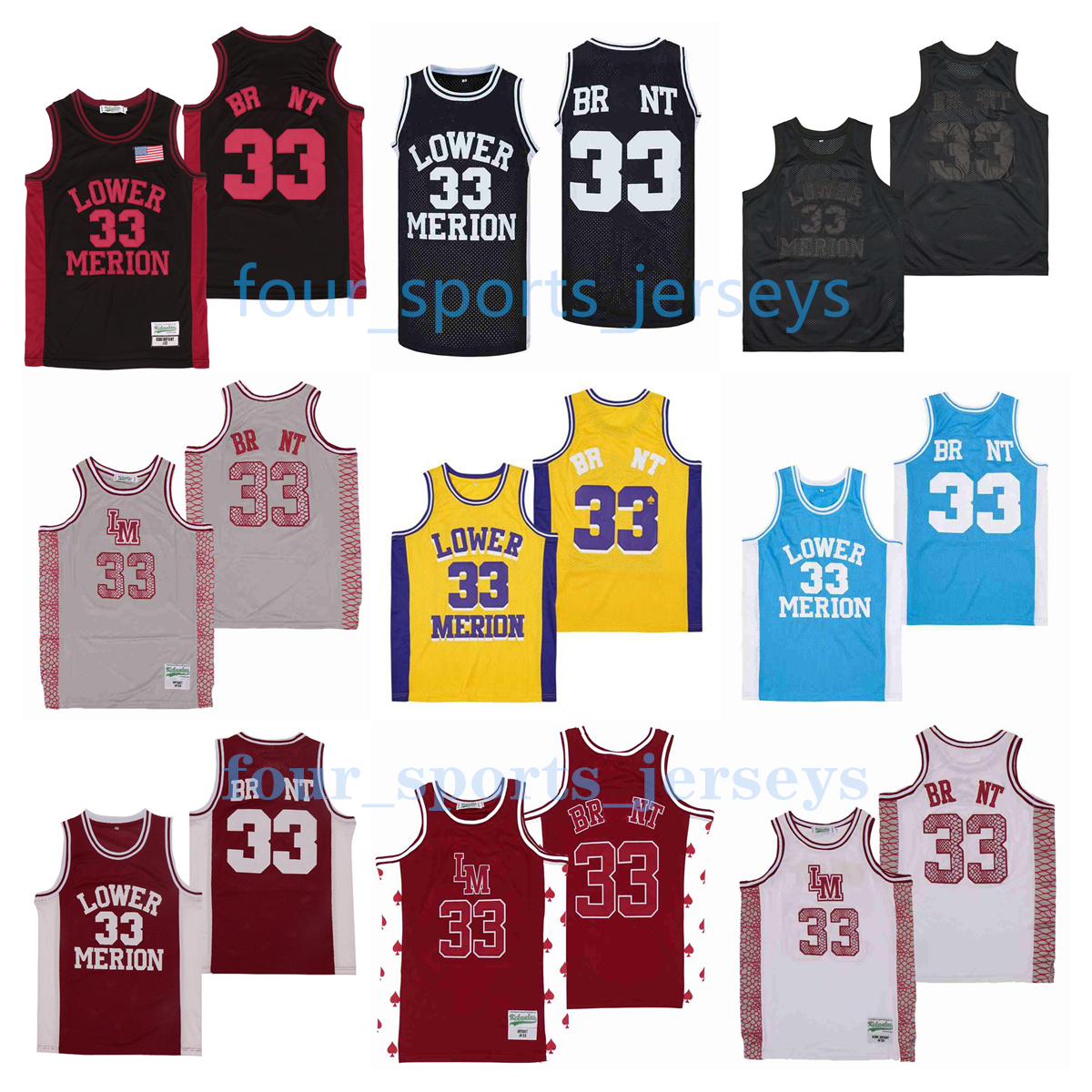 NCAA Movie Basketball Jerseys 33 Bryant High ScHool Jersey Men Size S--XXL, As picture
NCAA Movie Basketball Jerseys 33 Bryant High ScHool Jersey Men Size S--XXL, As picture