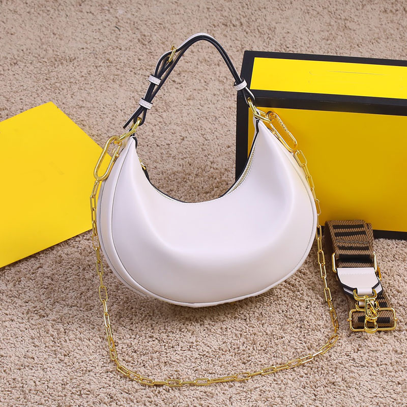 Praphy Axillary Bag New Half Moon Crossbody Bags Plain Cluth Wallets Women Handbags Purse Removable Chain Shoulder Strap Bottom Metal Letter Genuine Leather, Just a box
Praphy Axillary Bag New Half Moon Crossbody Bags Plain Cluth Wallets Women Handbags Purse Removable Chain Shoulder Strap Bottom Metal Letter Genuine Leather, Just a box
