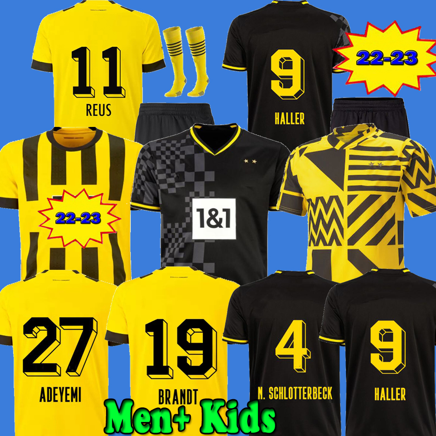 HALLER Adeyemi soccer jersey 2022 2023 football shirt pre match REUS DORTMUND NEONGELB Schlotterbeck HUMMELS BRANDT men kids kit maillot de foot 2022 2023 REYNA SOCK, 22 23 away black
HALLER Adeyemi soccer jersey 2022 2023 football shirt pre match REUS DORTMUND NEONGELB Schlotterbeck HUMMELS BRANDT men kids kit maillot de foot 2022 2023 REYNA SOCK, 22 23 away black