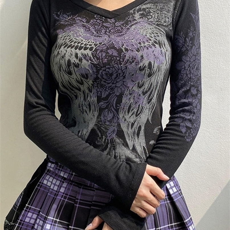 Tawnie Printed Y2K Graphic Women T Shirts Long Sleeve Tee Shirt Fairy Grunge Fashion Crop Tops Autumn Vintage Clothes 220402, Short sleeve gray
Tawnie Printed Y2K Graphic Women T Shirts Long Sleeve Tee Shirt Fairy Grunge Fashion Crop Tops Autumn Vintage Clothes 220402, Short sleeve gray