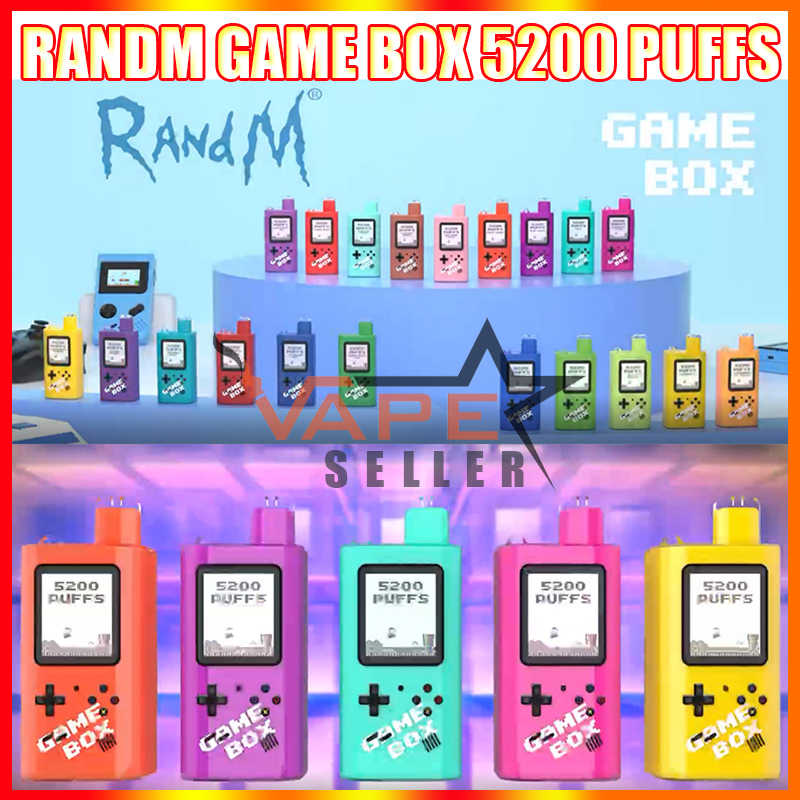Original Disposable Vape Pen E Cigarettes RandM Game Box 5200 Puffs Rechargeable Hey Guys Kit
Original Disposable Vape Pen E Cigarettes RandM Game Box 5200 Puffs Rechargeable Hey Guys Kit