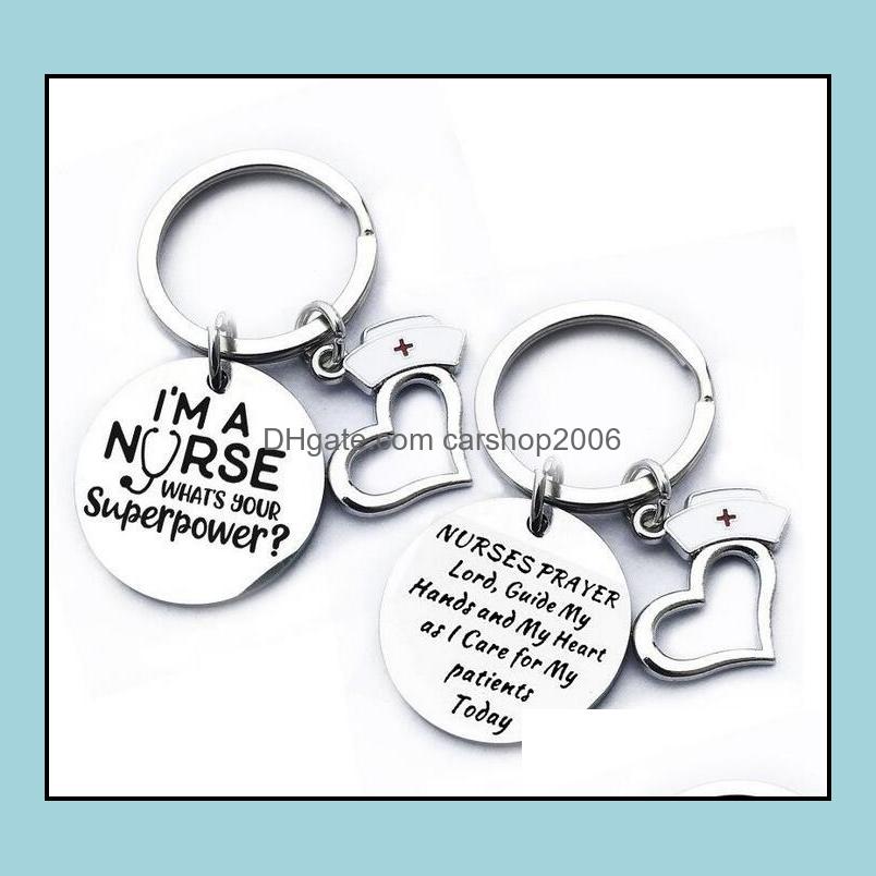 Keychains Fashion Accessories Stainless Steel Nurses Keychain Im A Nurse Round Keyring Medical Student Gift Jewelry Accessory 28Mm Key Chain
Keychains Fashion Accessories Stainless Steel Nurses Keychain Im A Nurse Round Keyring Medical Student Gift Jewelry Accessory 28Mm Key Chain
