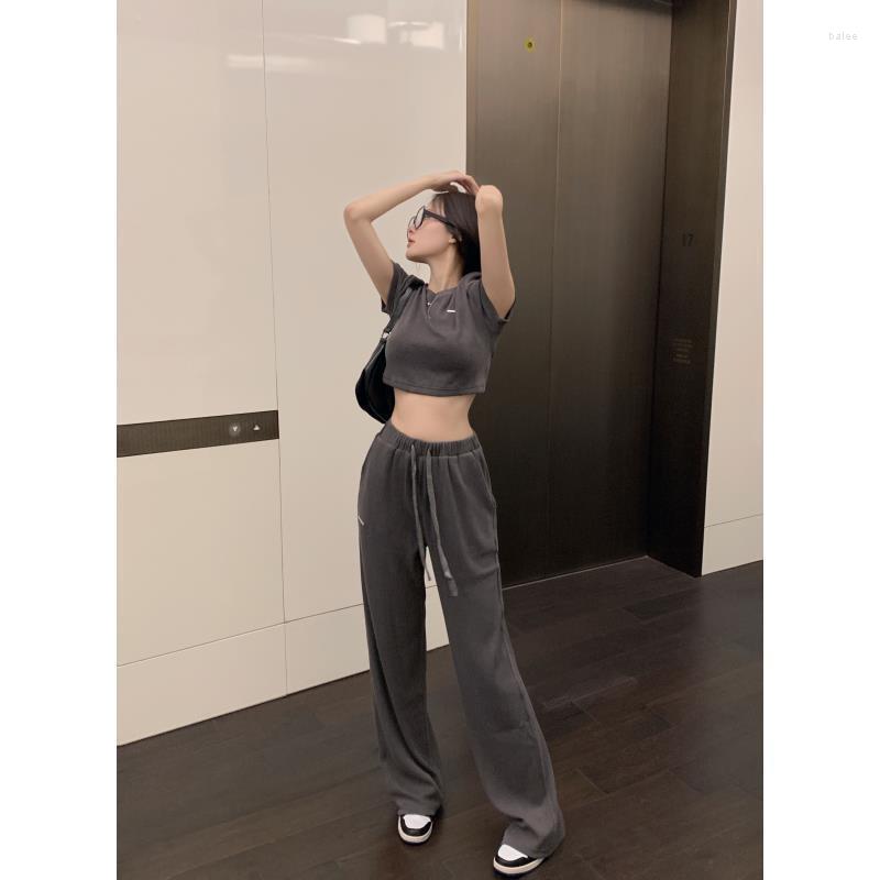Women' T-Shirt 2022 Summer Fashion Set Strappy Backless Short Sleeve With Casual Wide Leg Trousers For Women Two Piece SetWomen, Tops
Women' T-Shirt 2022 Summer Fashion Set Strappy Backless Short Sleeve With Casual Wide Leg Trousers For Women Two Piece SetWomen, Tops
