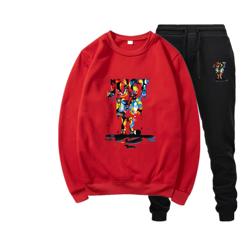 Solid Color Men Tracksuits Spring Autumn Men's Sets 2022 Fashion Sportswear Casual Men Two Pieces Set Hoodies Pants Sports Suits, Red
Solid Color Men Tracksuits Spring Autumn Men's Sets 2022 Fashion Sportswear Casual Men Two Pieces Set Hoodies Pants Sports Suits, Red