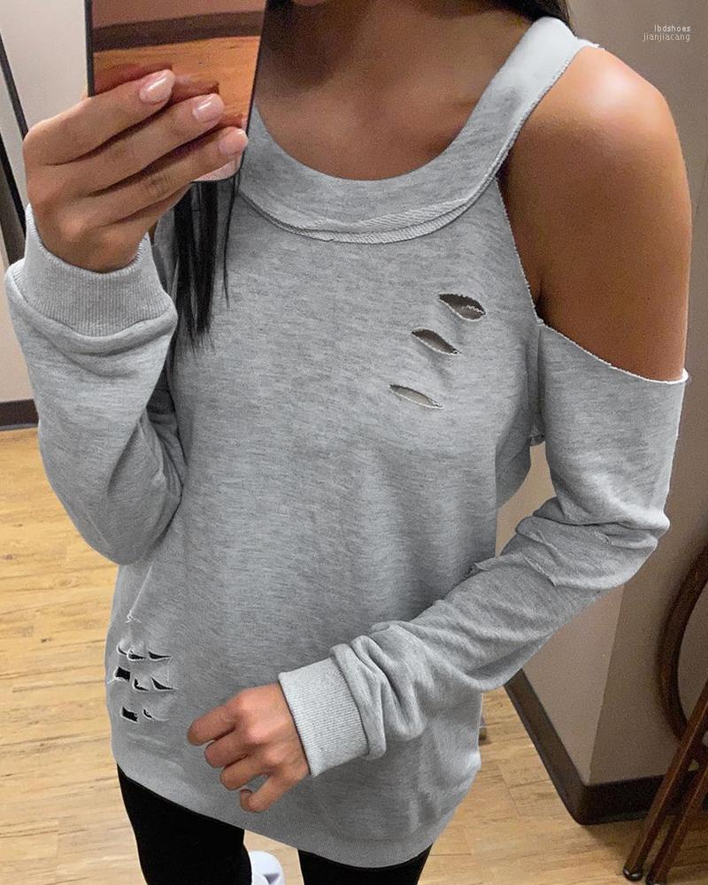 Women' T-Shirt Harajuku T-shirts Fashion Casual Hollow Out Off Shoulder Solid Long Sleeve Tops For Women, Gray
Women' T-Shirt Harajuku T-shirts Fashion Casual Hollow Out Off Shoulder Solid Long Sleeve Tops For Women, Gray