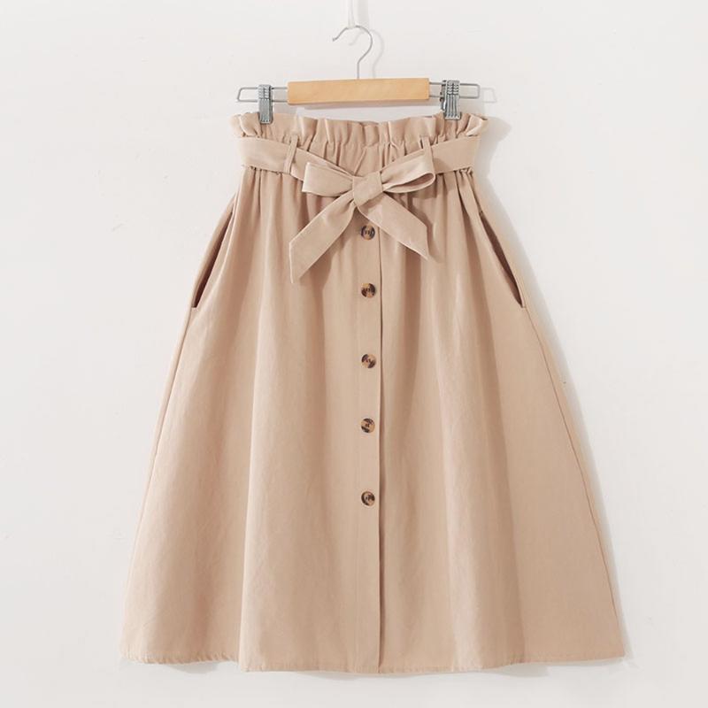 Skirts Vintage Korean Fresh Simple Skirt Women 2022 Fall Pleated High Waist Belt Button Girl Casual Black Solid Sweet A Line
Skirts Vintage Korean Fresh Simple Skirt Women 2022 Fall Pleated High Waist Belt Button Girl Casual Black Solid Sweet A Line