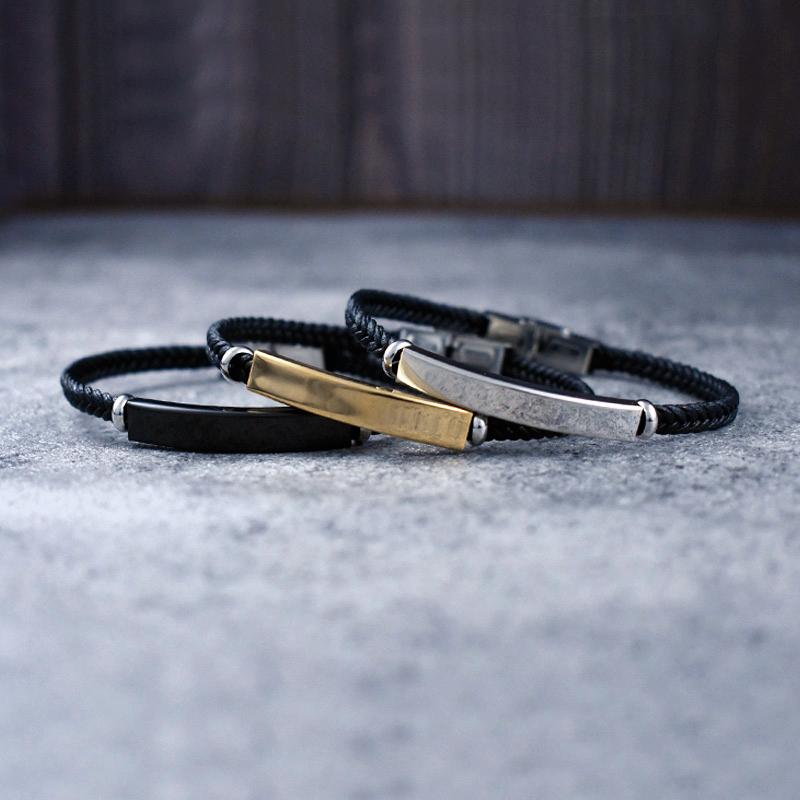 Charm Bracelets Style Hand-woven Combination Accessory Stainless Steel Men's Leather Bracelet Fashion Man Jewelry WholesaleCharm
Charm Bracelets Style Hand-woven Combination Accessory Stainless Steel Men's Leather Bracelet Fashion Man Jewelry WholesaleCharm