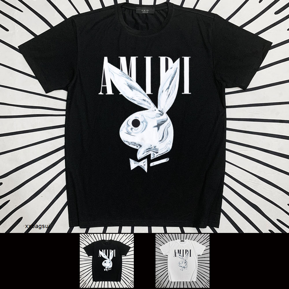 amirs Meichao new US short sleeve T-shirt rabbit head letter printing casual hip hop high street round neck half men and women ins t shirts, Black
amirs Meichao new US short sleeve T-shirt rabbit head letter printing casual hip hop high street round neck half men and women ins t shirts, Black