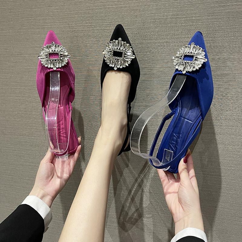 Sandals Crystal 2022 Summer Women Flip Flops Party Pointed Toe Luxury Pumps Shallow Slippers Dress Slides Wedding Zapatos, Rosy red
Sandals Crystal 2022 Summer Women Flip Flops Party Pointed Toe Luxury Pumps Shallow Slippers Dress Slides Wedding Zapatos, Rosy red