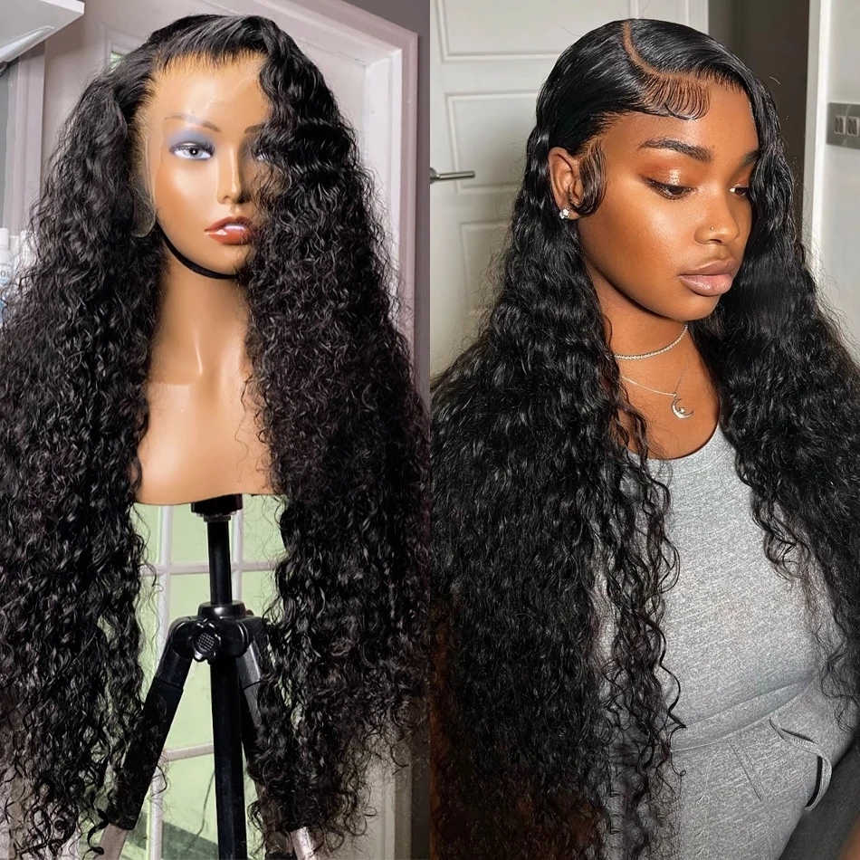 13x4 Lace Human Hair Wig 200 Density Water Wave Brazilian Remy Deep Wavy 13x6 Laces Frontal Wigs for Women Curly 5X5 Closure Wigs, As picture color
13x4 Lace Human Hair Wig 200 Density Water Wave Brazilian Remy Deep Wavy 13x6 Laces Frontal Wigs for Women Curly 5X5 Closure Wigs, As picture color
