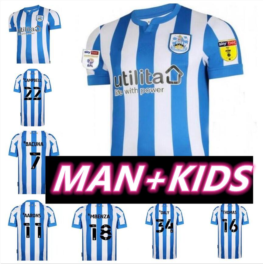 Huddersfield Town Football Jerseys 21 22 #7 BACUNA Home Soccer Jersey 2021 2022 #18 MBENZA Shirt #11 AARONS Uniform Men Adult + Kids Kit
Huddersfield Town Football Jerseys 21 22 #7 BACUNA Home Soccer Jersey 2021 2022 #18 MBENZA Shirt #11 AARONS Uniform Men Adult + Kids Kit