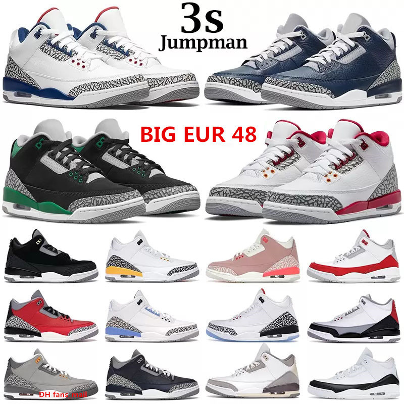 Jumpman 3 Men Basketball Shoes 3s Unc Pine Green Black Cement Racer Blue Fire Red Court Purple Cool Grey Laser Orange Katrina Mens Sneakers Size 36-48 Fast Delivery, 15
Jumpman 3 Men Basketball Shoes 3s Unc Pine Green Black Cement Racer Blue Fire Red Court Purple Cool Grey Laser Orange Katrina Mens Sneakers Size 36-48 Fast Delivery, 15