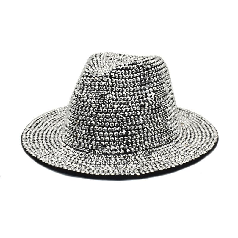 Wide Brim Hats Rhinestone Performance Unisex Hat Fedoras Jazz Party Club Men For Women And Wholesale Tophat, Green
Wide Brim Hats Rhinestone Performance Unisex Hat Fedoras Jazz Party Club Men For Women And Wholesale Tophat, Green