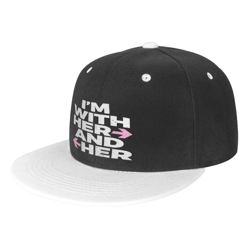 Ball Caps I'M With Her And Throuple Men's Cap Female Hats For Men Summer Bucket Hat Women Hip HopBall, White
Ball Caps I'M With Her And Throuple Men's Cap Female Hats For Men Summer Bucket Hat Women Hip HopBall, White