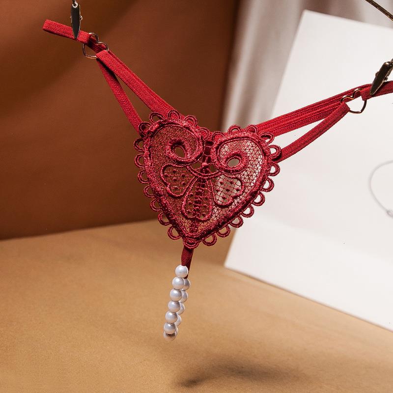 Embroidery Flower Massage Beads G-string Women T Panties Beautiful Sexy Mini Buttocks Low Rise Whore Thong Briefs Lingeries, Burgundy
Embroidery Flower Massage Beads G-string Women T Panties Beautiful Sexy Mini Buttocks Low Rise Whore Thong Briefs Lingeries, Burgundy