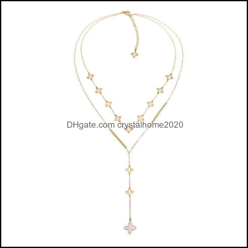 Pendant Necklaces Pendants Jewelry Ll Korean Fashion Charms Double Layer Star / Four Leaf Clover Love Heart Chok Otl64
Pendant Necklaces Pendants Jewelry Ll Korean Fashion Charms Double Layer Star / Four Leaf Clover Love Heart Chok Otl64