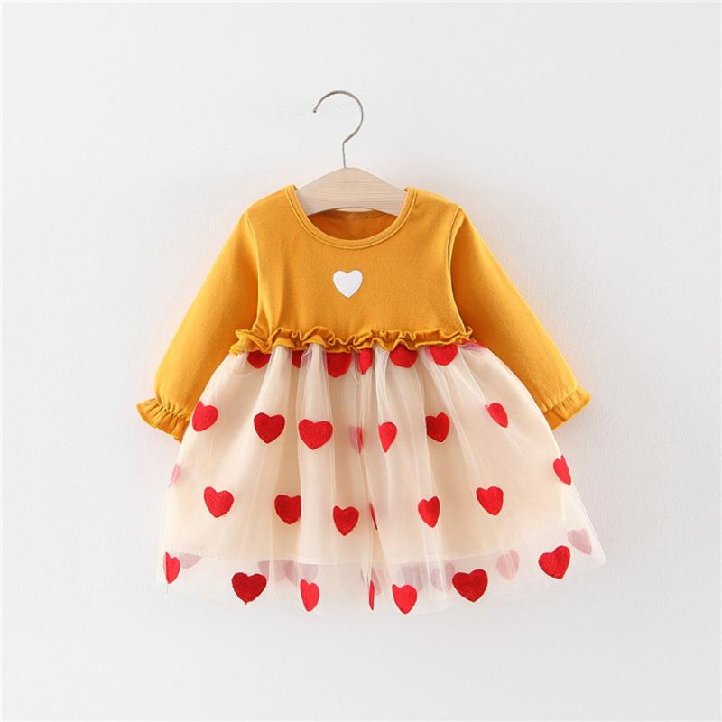 Girl's Dresses Fashion Sweet Kids Embroidery Lace Lovely Fashionable Screen Princess Heart Long Sleeve Girls SplicingGirl's Girl'sGirl's, Yellow
Girl's Dresses Fashion Sweet Kids Embroidery Lace Lovely Fashionable Screen Princess Heart Long Sleeve Girls SplicingGirl's Girl'sGirl's, Yellow