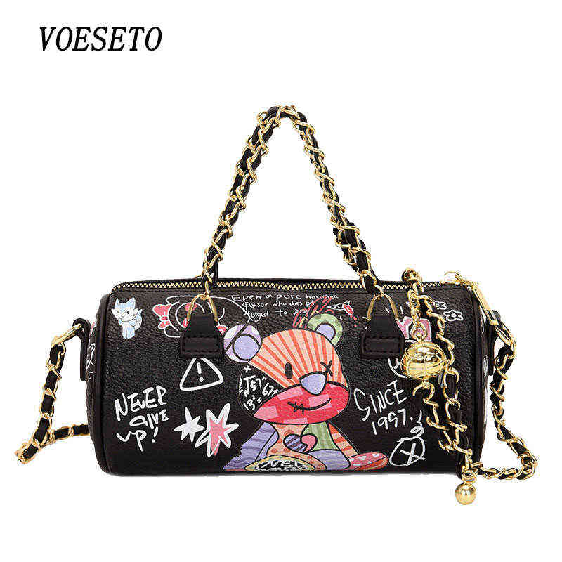 Women's Luxury First Class Brand Bags 2022 New Bear Graffiti Underarm Bag Cylinder Chain Shoulder Messenger Trendy Fashion Bags Y220413, Random little freebies
Women's Luxury First Class Brand Bags 2022 New Bear Graffiti Underarm Bag Cylinder Chain Shoulder Messenger Trendy Fashion Bags Y220413, Random little freebies