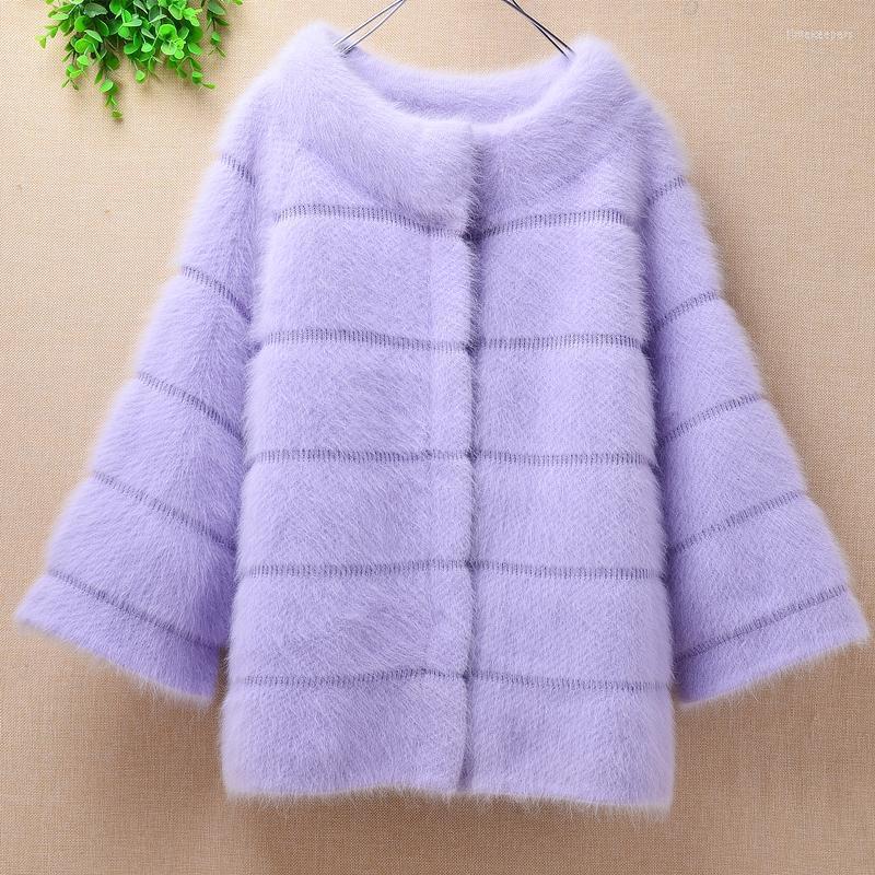 Women's Knits & Tees Women Elegant Winter Fashion Loose Solid Plush Mink Cashmere Cardigan Long Flare Sleeves Angora Fur Knitted Sweater Coa, Body58cm chest92cm
Women's Knits & Tees Women Elegant Winter Fashion Loose Solid Plush Mink Cashmere Cardigan Long Flare Sleeves Angora Fur Knitted Sweater Coa, Body58cm chest92cm