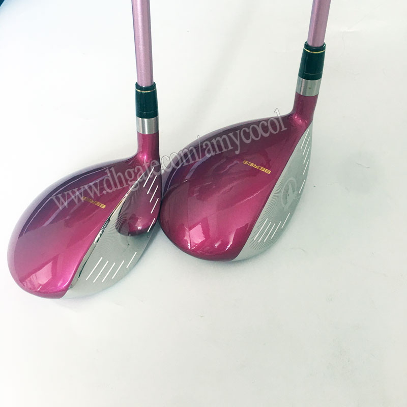 Women Right Handed Golf Clubs 4Star HONMA S-07 Golf Fairway Wood #3 #5 Lof L Flex Graphite Shaft and Headcover