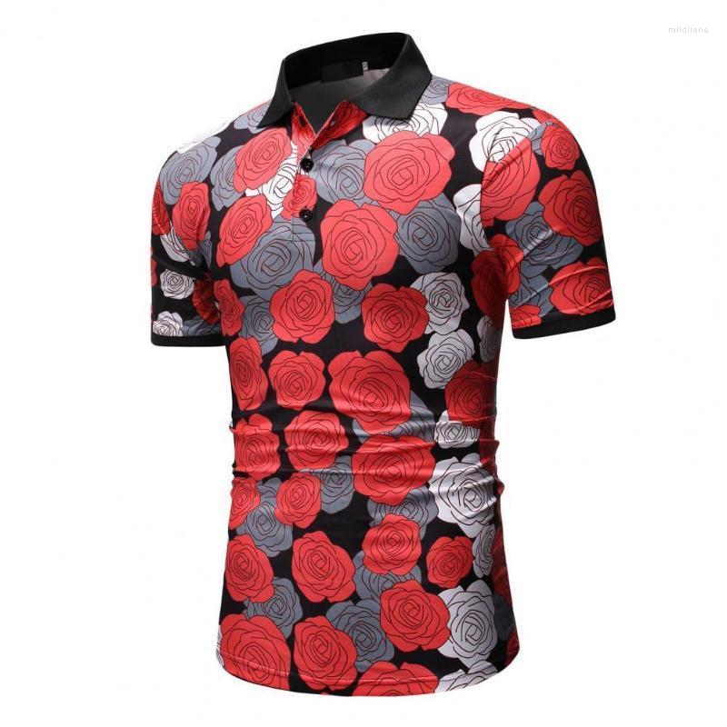 Men's Polos Slim Fit Men Shirts Top Floral Printing Short Sleeve For Man Turn-down Collar Casual Shirt Business CamisetasMen's Men'sMen's Mi, Red
Men's Polos Slim Fit Men Shirts Top Floral Printing Short Sleeve For Man Turn-down Collar Casual Shirt Business CamisetasMen's Men'sMen's Mi, Red