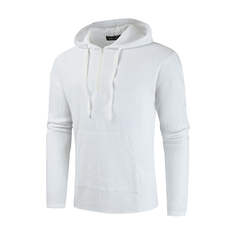 Men' Hoodies Solid Color Zipper Hoodie Collar Youth Long Sleeve Size Plus Casual Loose Men Pockets Basic Classical Shirts 220816, White
Men' Hoodies Solid Color Zipper Hoodie Collar Youth Long Sleeve Size Plus Casual Loose Men Pockets Basic Classical Shirts 220816, White