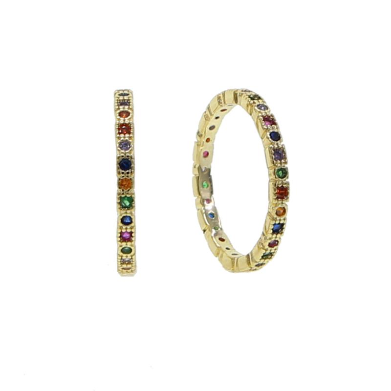 Wedding Rings Rainbow CZ Gemstones Ring For Women Jewelry Colorful Eternity Band Gold Color Cubic Zirconia
Wedding Rings Rainbow CZ Gemstones Ring For Women Jewelry Colorful Eternity Band Gold Color Cubic Zirconia