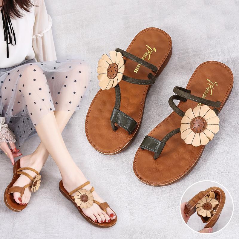 Sandals Summer 2022 Fashion Flower Flat Sandalias De Mujer Female Casual Outdoor Beach Slippers Ladies Clip Toe Flip Flops ShoesSandals, Green 1
Sandals Summer 2022 Fashion Flower Flat Sandalias De Mujer Female Casual Outdoor Beach Slippers Ladies Clip Toe Flip Flops ShoesSandals, Green 1