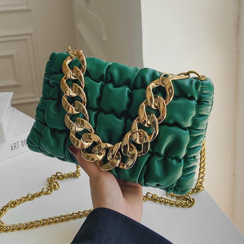 Evening Bags 2022 Thick Chain Small Clutch Pleated Fashion Crossbody Shoulder Bag For Women Winter Purses And Handbags Green, Blue
Evening Bags 2022 Thick Chain Small Clutch Pleated Fashion Crossbody Shoulder Bag For Women Winter Purses And Handbags Green, Blue