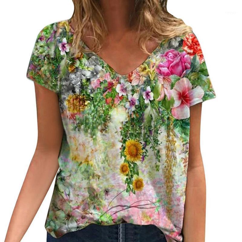 Tie Dye 3D Floral Print Women T Shirts Casual Short Sleeve Loose Plus Size Tops Fashion Street Ladies V-Neck Summer Tee 2022 Women's T-Shirt, Green
Tie Dye 3D Floral Print Women T Shirts Casual Short Sleeve Loose Plus Size Tops Fashion Street Ladies V-Neck Summer Tee 2022 Women's T-Shirt, Green