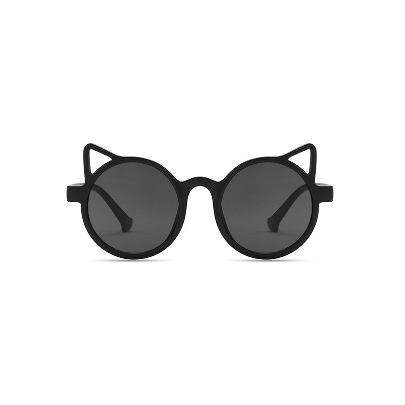 Cat Ear Round Sunglasses Children Stylish Design Mirror Kids Eyewear Outdoor UV Protection Gradient Sun Glasses for Boys Girls High Quality Z260305