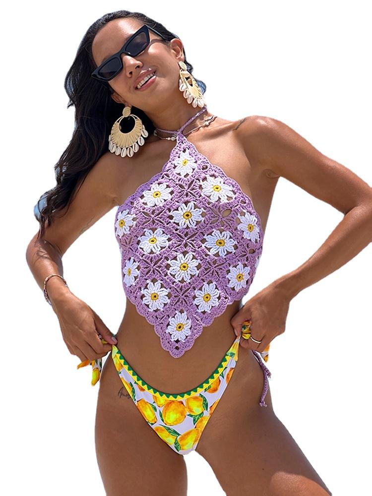 Women's Swimwear Summer Women Crochet Cover Up Sexy Sheer Print Hollow Out Beach Ups Swimsuit Bikini Short Thing Suit SwimwearWomen's, X22tp0008
Women's Swimwear Summer Women Crochet Cover Up Sexy Sheer Print Hollow Out Beach Ups Swimsuit Bikini Short Thing Suit SwimwearWomen's, X22tp0008