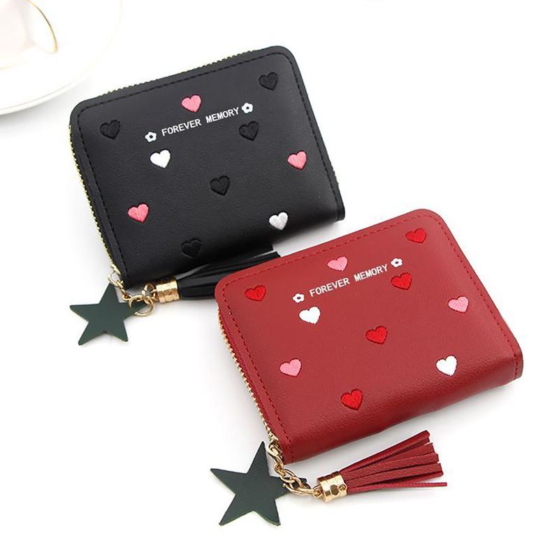 Wallets 1PC Women Small Wallet Ladies Mini Tassel Cute Girl Short Zipper Lovely Pu Leather Coin Purse Female Hand, Green
Wallets 1PC Women Small Wallet Ladies Mini Tassel Cute Girl Short Zipper Lovely Pu Leather Coin Purse Female Hand, Green