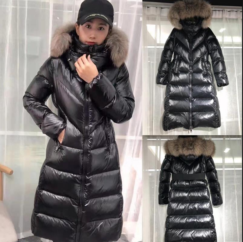 Women Designer winter down jackets White duck down Long parkas black Green Outdoor coat Big Fox fur Hooded Size 1234
Women Designer winter down jackets White duck down Long parkas black Green Outdoor coat Big Fox fur Hooded Size 1234