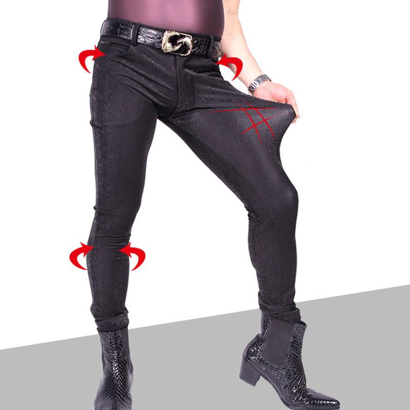 Men's Pants Sexy Men Plus Size 3D Print Punk Elastic Tight Trousers PU Faux Leather Shiny Pencil Glossy Stage Jeans F119Men's, Black
Men's Pants Sexy Men Plus Size 3D Print Punk Elastic Tight Trousers PU Faux Leather Shiny Pencil Glossy Stage Jeans F119Men's, Black