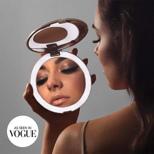 Compact Mirrors Wonderlife Hand-held Folding Makeup Mirror With Light Portable Vanity Filling Girl Rechargeable LEDCompact
Compact Mirrors Wonderlife Hand-held Folding Makeup Mirror With Light Portable Vanity Filling Girl Rechargeable LEDCompact