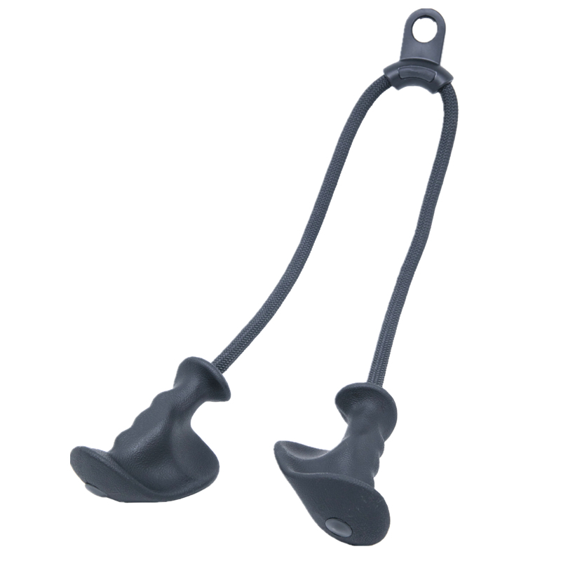 Ergonomic Triceps Rope Easy to Grip NonSlip Heavy Duty Pull Down Handle DIY Pulley Cable Attachment Gym Upgraded Workout Bar 2204