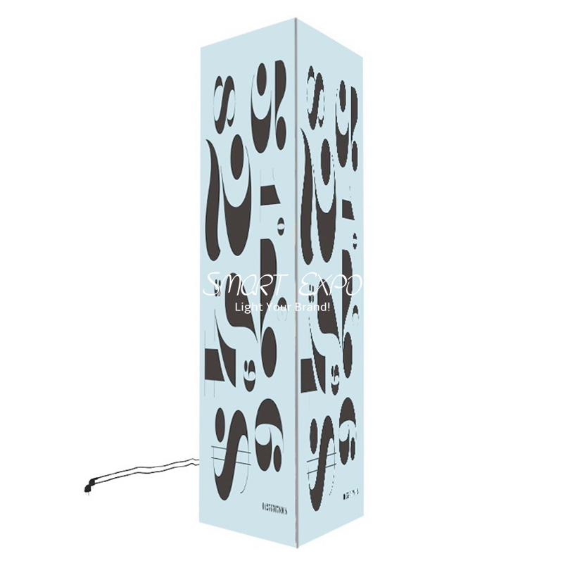 SEG Aluminum Profile Frame Backlit Advertising Display (80x80x250cm)