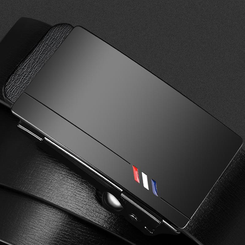 Belts Automatic Sliding Gear Buckle Mens Leather Jeans Waist Trouser Belt For Men Black Male Luxury Designer Gift Man 3.3cmBelts
Belts Automatic Sliding Gear Buckle Mens Leather Jeans Waist Trouser Belt For Men Black Male Luxury Designer Gift Man 3.3cmBelts